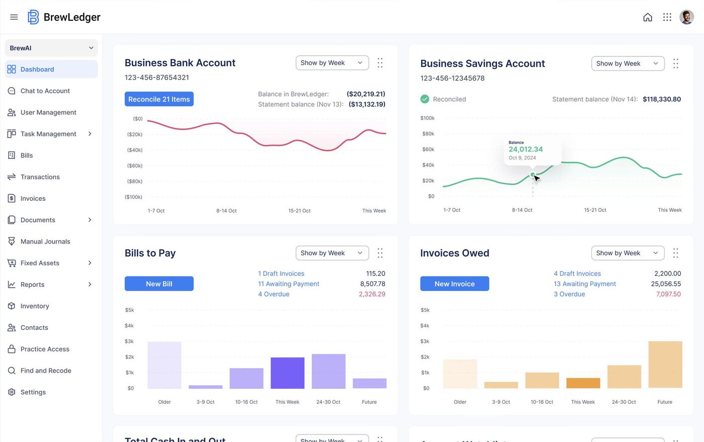 Desktop design for home dashboard