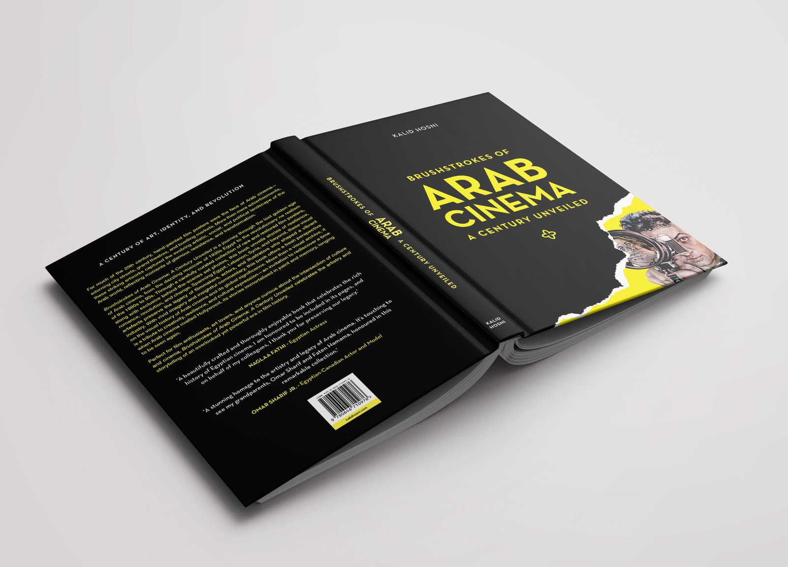 Brushstrokes of Arab Cinema full cover with back-cover endorsements